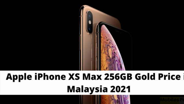 Apple iPhone XS Max 256GB Gold Price in Malaysia 2021
