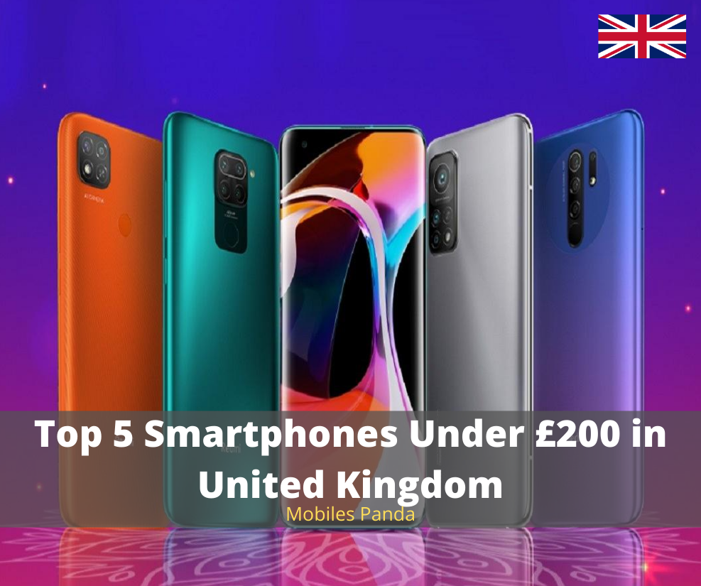 Top 5 Smartphones Under £200 in United Kingdom Featured Image