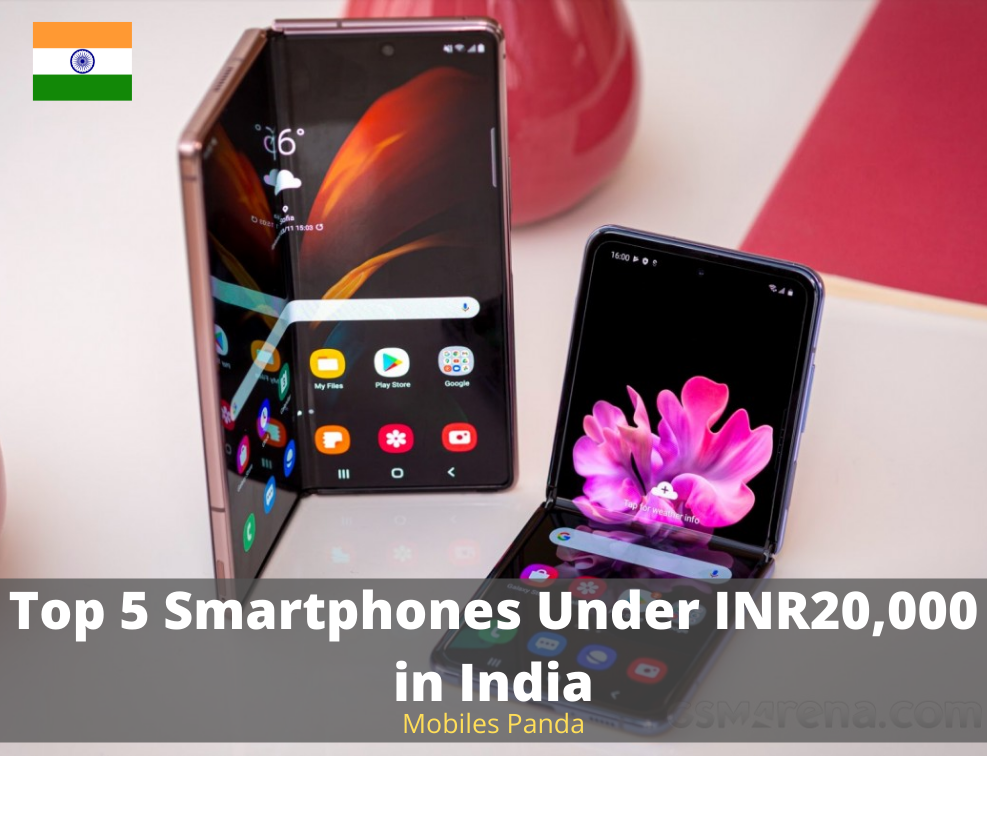 Top 5 Smartphones Under INR20,000 in India Featured image