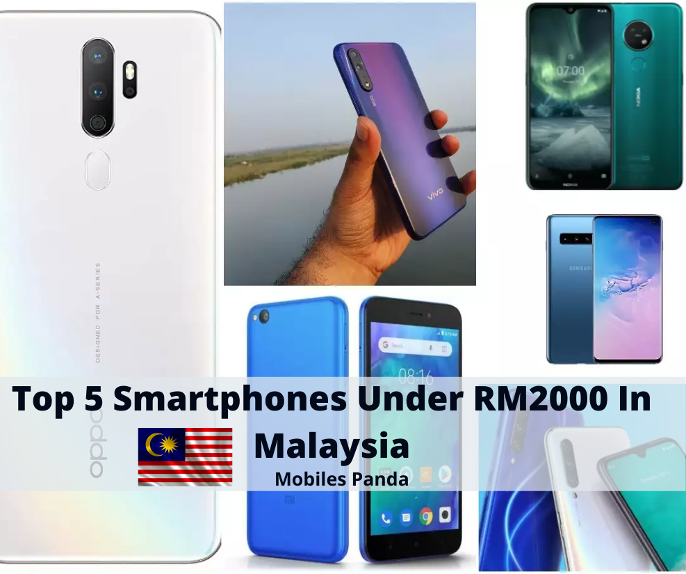 Top 5 phones under RM2000 In Malaysia & Specs - June 2023